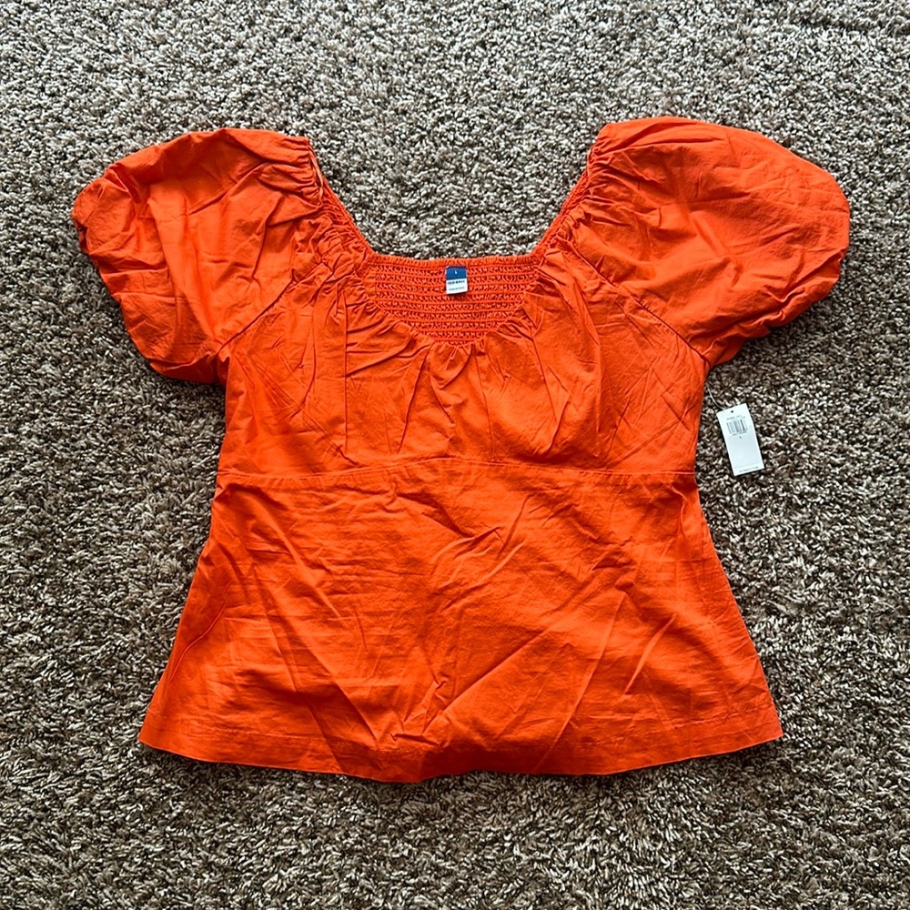 NWT! Orange old navy top